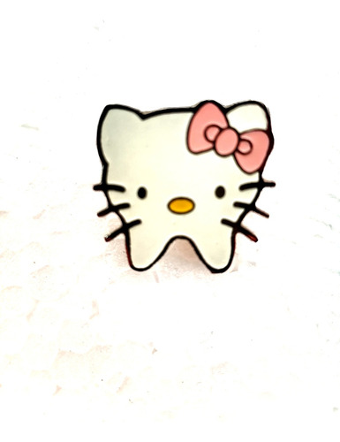 Pin Hello Kitty Con Forma De Diente