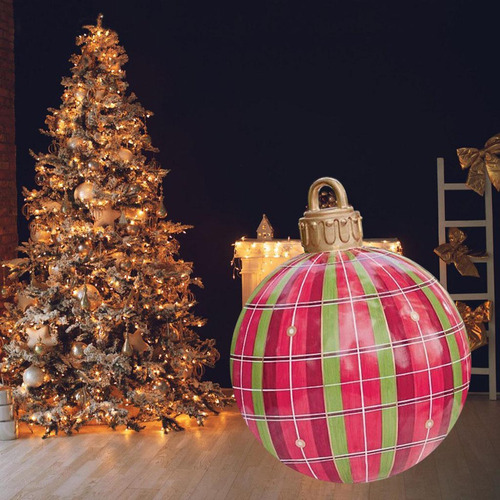 Bola Inflable De Navidad 60cm Atmósfera Festiva Inflable