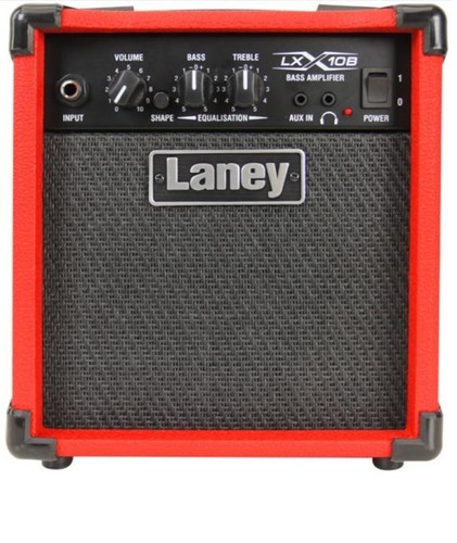 Amplificador De Bajo Laney Lx10b Red 10 Watts 1x5 Rojo