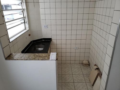 Imagem 5 de 7 de Apartamento Em Boqueirão, Santos/sp De 37m² 1 Quartos À Venda Por R$ 300.000,00 - Ap313959