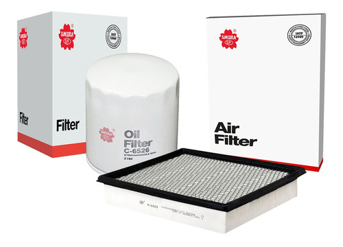 Kit Filtros Aceite Aire Gmc Sierra 2500 Pick Up 6.0l V8 2001