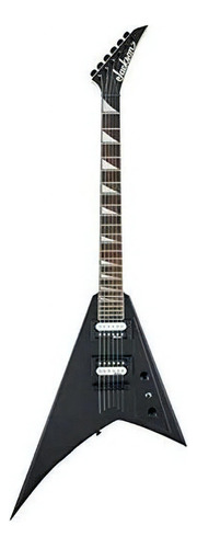 Guitarra eléctrica Jackson JS Series JS32T rhoads de álamo black satin con diapasón de amaranto
