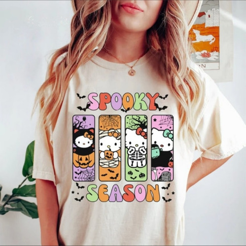 Franela Hello Kitty Halloween Season Tallas S M L