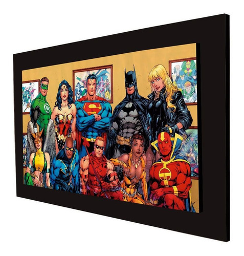 Cuadro 60x40cms Decorativo Superheroes3+envío Gratis