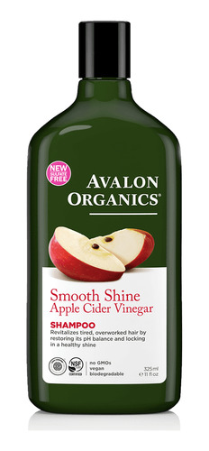 Avalon Organics Smooth Shine Apple Cider Vinagar Champú, 11