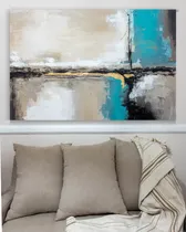 Comprar Cuadros Pintados A Mano Texturados Nordicos Rosa Decorativos