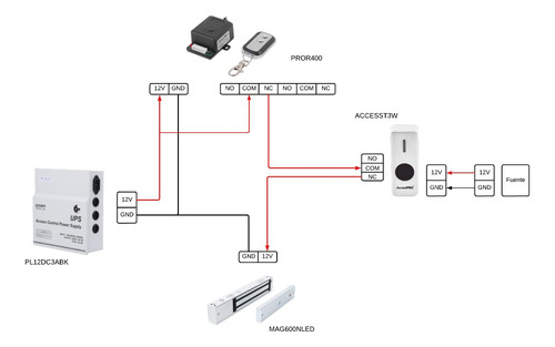 Receptor Con 2 Relevadores Y Control Remoto Hasta 50 Metros.