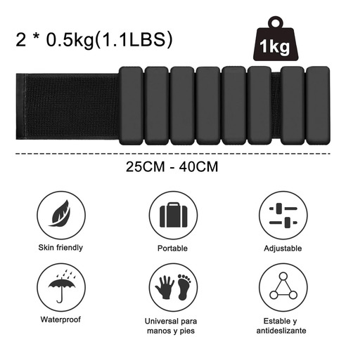 Polainas Para Tobillos Y Muñecas, 2 Pack Polainas De
