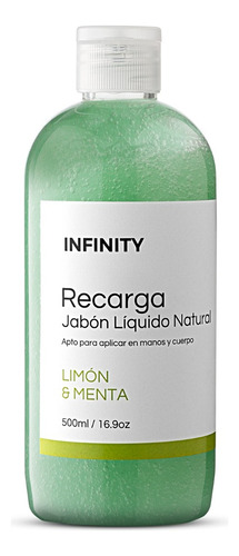 Jabón Líquido Natural Para Manos Y Cuerpo Recarga 500ml