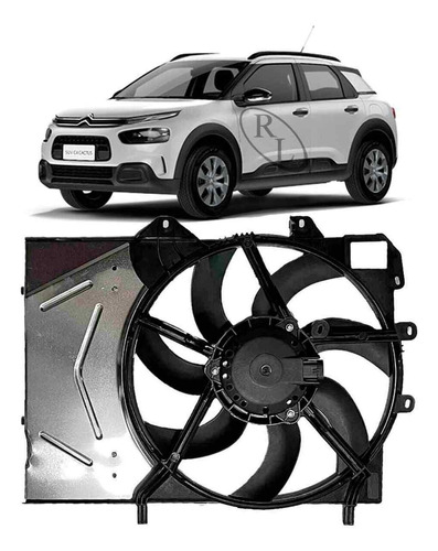 Motor E Ventoinha Radiador C4 Cactus 2019 2020 2021 Aut.