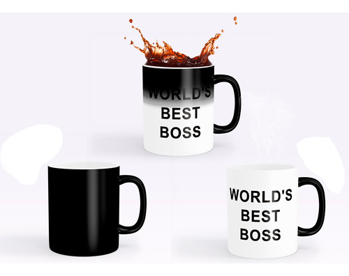 Taza Magica Premium Worlds Best Boss The Office 