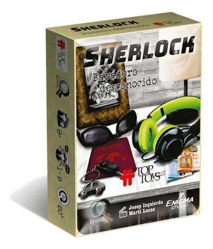 Sherlock - Paradero Desconocido - Juegos De Mesa Top Toys