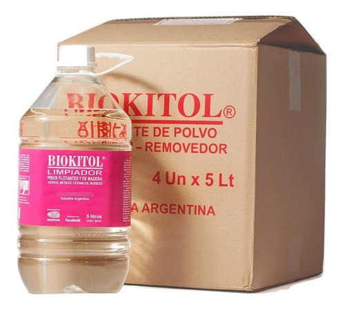 Biokitol® X 5 Lts. Multisuperficies Secuestrante De Polvo