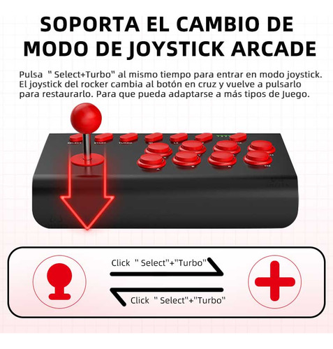 Tablero Arcade Joystick Rocker Para Pc Android Ios Celular