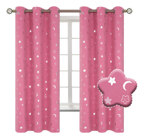 Cortinas Opacas Bgment Moon And Stars Para Dormitorio Infant