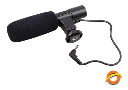 Imagen 1 de 8 de Microfono Shotgun Video Camara Celular Gopro Estereo Dslr