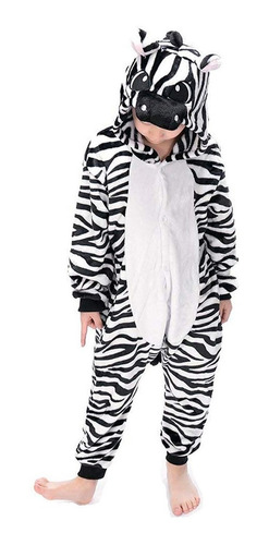 Pijama Cebra Kigurumi Entero De Animales Talla 4 A 12 Años