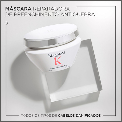 Kit Kérastase Première Shampoo 250ml E Máscara 200ml Grossos