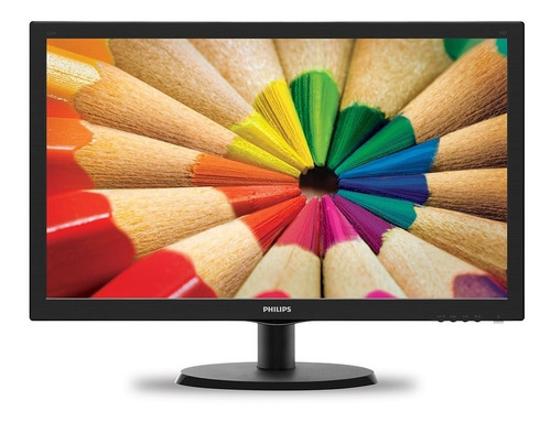 Imagen 5 de 8 de Monitor gamer Philips V 243V5LHSB LCD 23.6" negro 100V/240V