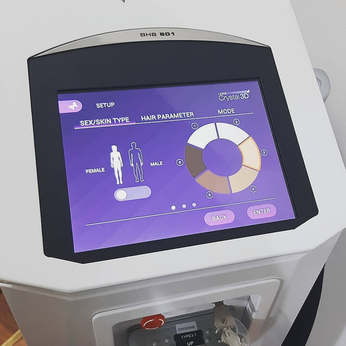 Equipo De Depilación Láser . Crystal 3d De Body Health. Agua