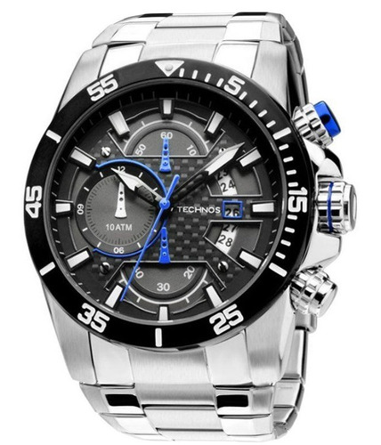 Relógio Masculino Technos Cronografo Azul Ou Vermelho Os10er