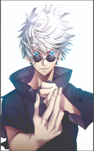 Toalla De Mano Jujutsu Kaisen Satoru Gojo Mano 35x20 Cm Multicolor Goyo Mano