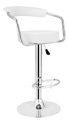 Silla De Barra Multifuncional Austria Blanco Y Negro