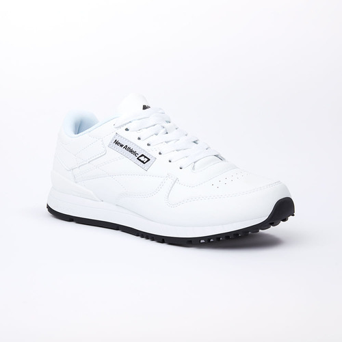 Zapatillas New Athletic Tennis Forrest08 Blanco Con Negro Pa