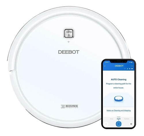 Imagen 5 de 5 de Aspiradora robot Ecovacs Deebot N79W blanca 220V