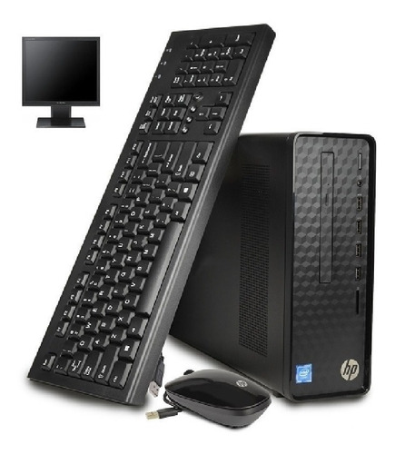 Equipo Computador Pc Hp Dualcore 1tb + 240gb W10+ Monitor 19