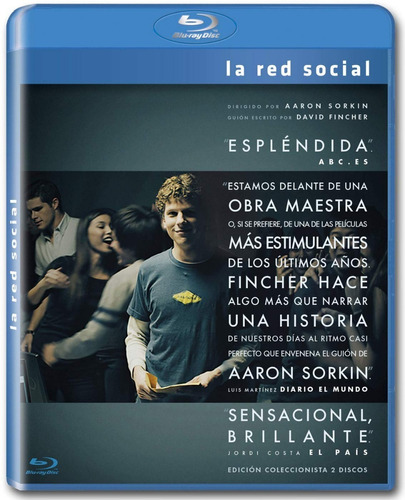 Red Social Pelicula Blu Ray Original Nueva Sellada