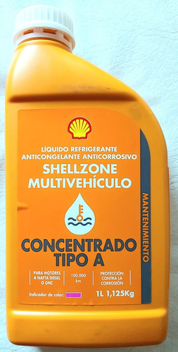 Liquido Refrigerante Shelzone Fiat Palio Punto Originales