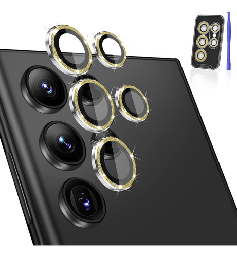 3+2 Pieza Protector Lente Camara Para Samsung Galaxy S22 9h