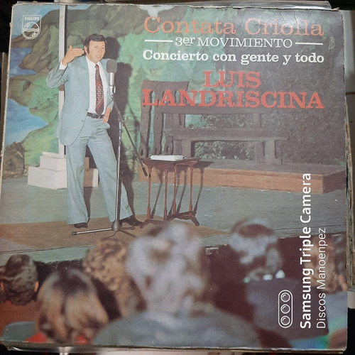 Vinilo Luis Landriscina Contata Criolla 3º Movimiento F4