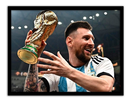 Cuadro Argentina Campeon Del Mundo 2022 - 