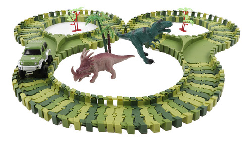 Pista De Carreras De Dinosaurios, Juguetes, Pistas Flexibles
