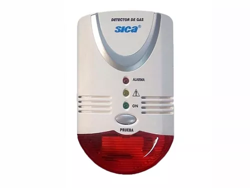 Detector Gas Natural Embasado Sica Alarma Sonora 220v