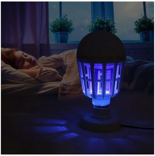 Foco Led 15w Lampara Mata Mosquitos E Insectos 3 Funciones E