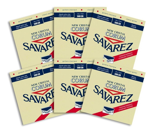 Encordado Guitarra Clasica Savarez 500cr Tension Normal