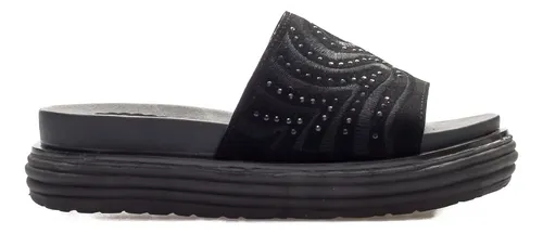 Sandalias Mujer Verano Sin Tal n Con Tachas Y Bordados