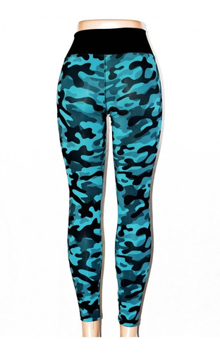 Calza Mujer Lycra Suplex Militar 