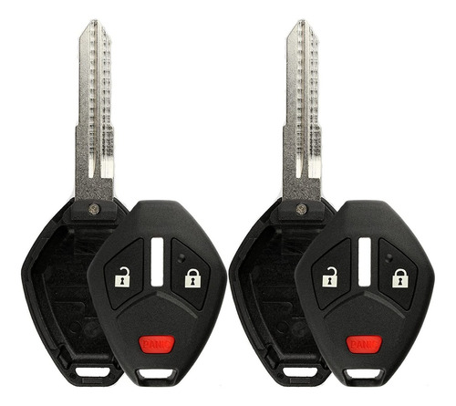 Keylessoption Carcasa Para Llave De Coche Sin Cortar Con Man