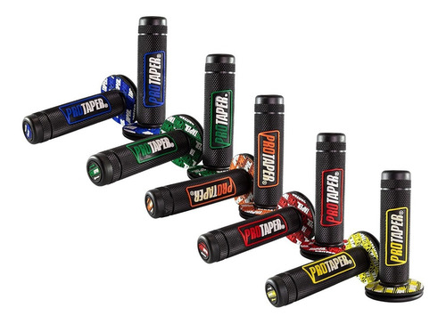 Imagen 2 de 5 de Puños Moto Enduro Cross Varios Colores Manopla Puño Promo