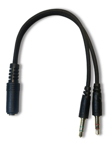 Cable Adaptador Splitter Gamer Pc Audio 3,5 Mm Original