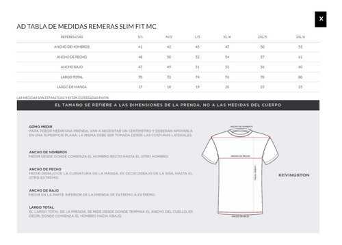 Imagen 4 de 5 de Remera Kevingston Munich Elastizada Manga Corta Slim Fit