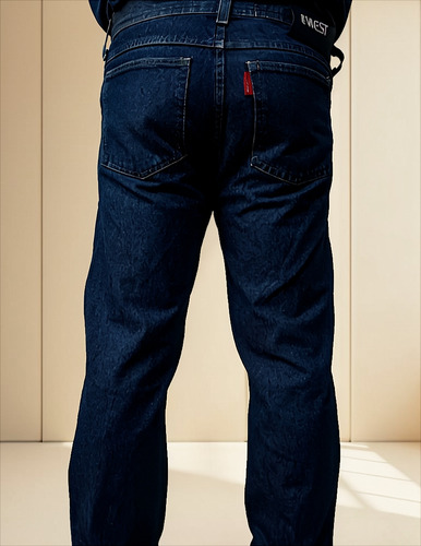 Jean Clásico Azul Unisex Far West Para Adultos