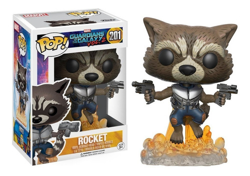 Pop! Funko Rocket #201 | Marvel | Guardiões Da Galáxia Vol.2