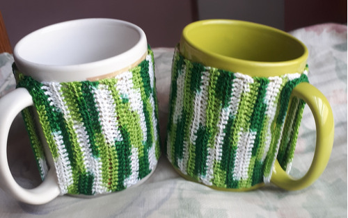 Fundas  Tejidas Para Tazas En Croche