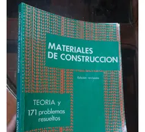 Comprar Libro Schaum Materiales De Construccion Mayor Gonzalez