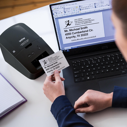Impressora De Etiquetas Brother Ql-600 Desktop Monocromática